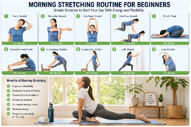 Morning Stretching Routine for Beginners Every Day Guide